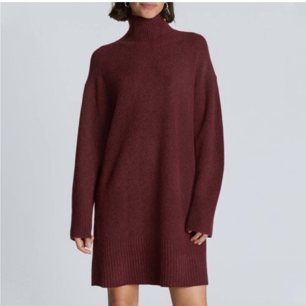 NWOT Everlane The Cozy Stretch Turtleneck Dress - large - Picture 1 of 9